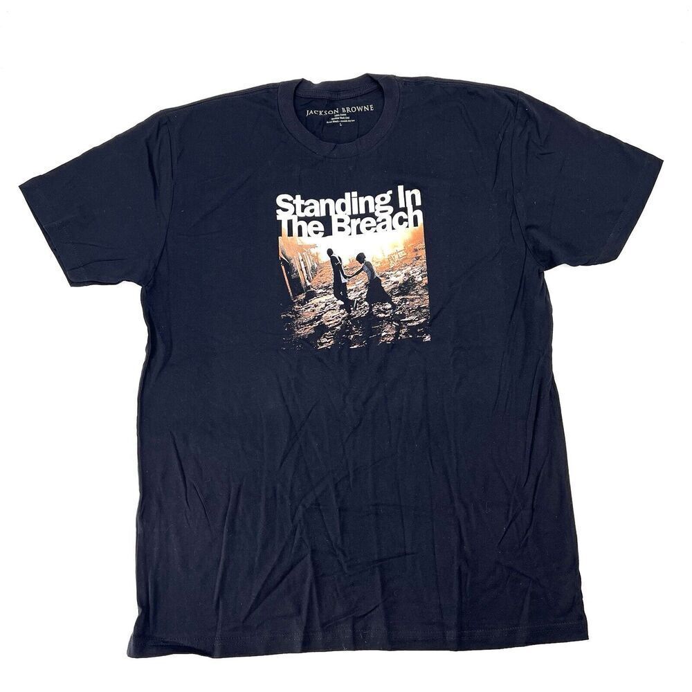 Jackson Browne Standing in the Breach Tour 2015 Concert T-Shirt